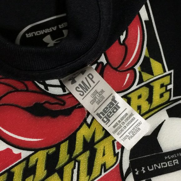 NEW Baltimore MANIA Soccer T Shirt S Womens Under Armour HeatGear Activewear Tee - Picture 6 of 6